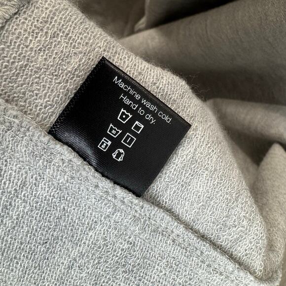 Norma Kamali Quilted Shawl Collar Coat Relax Grey Relax Oversized Women's XS - Picture 12 of 13